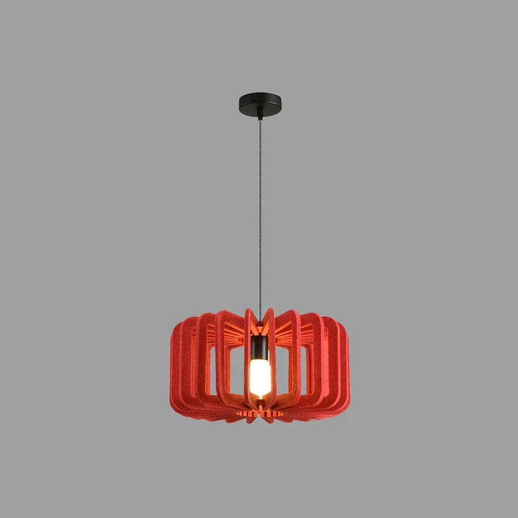 Column Shaped Birdcage Acoustic Pendant Light | Desfino