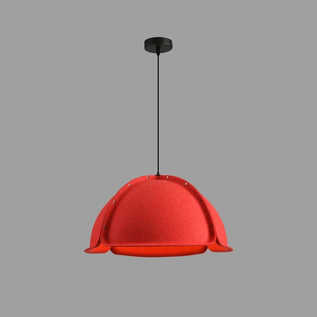 Nordische schlichte Pendelleuchte aus Filz | Desfino