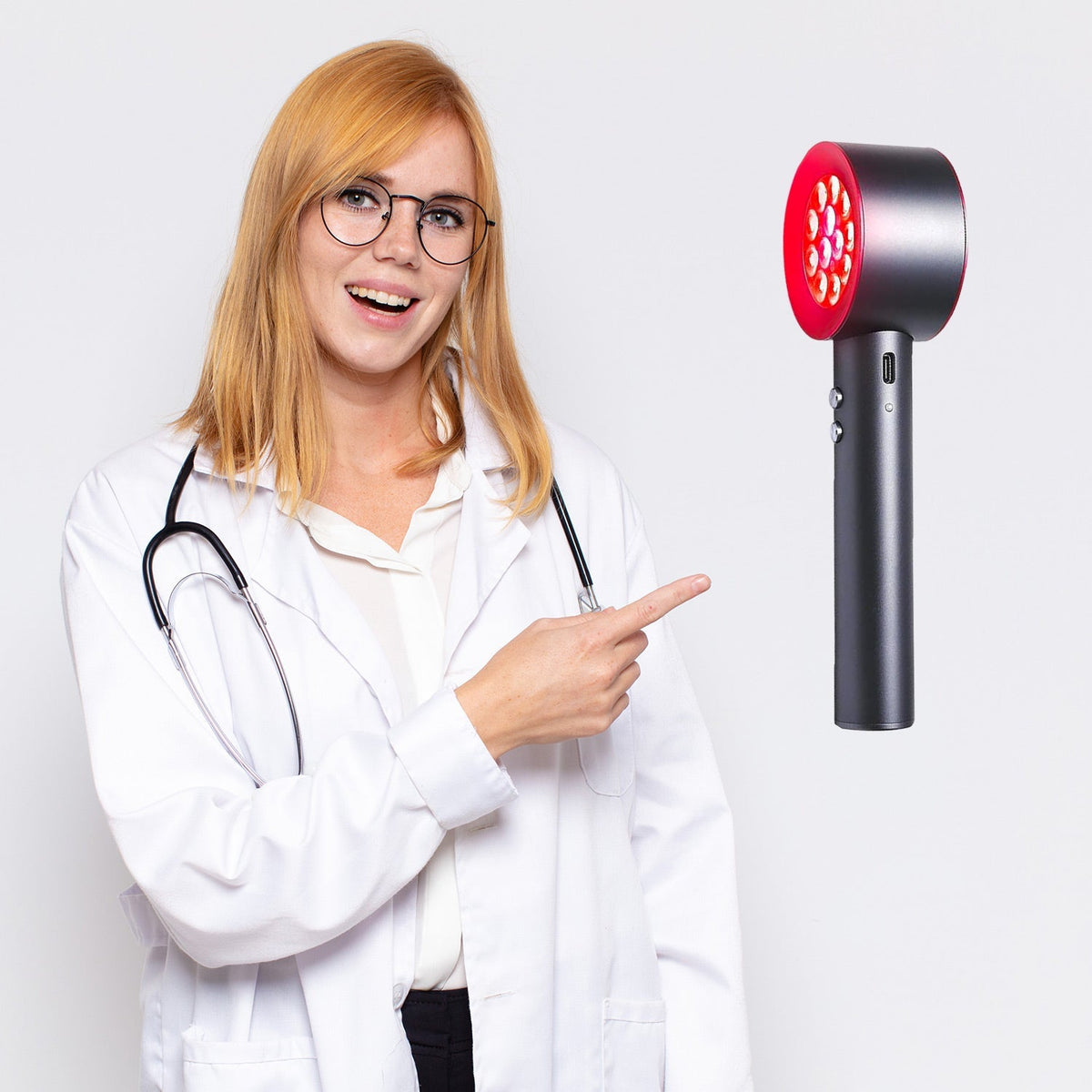 Appareil de luminothérapie rouge et proche infrarouge — Confort et soutien de la peau | Desfino