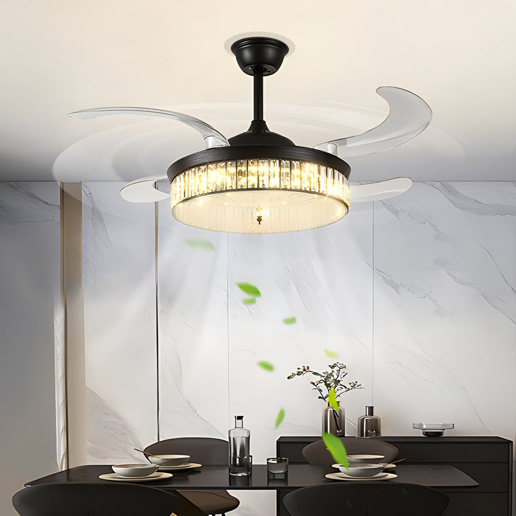 Remote Hugger Ceiling Fan Light | Desfino