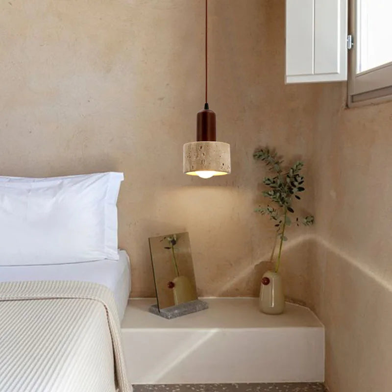 NovaLume Candeeiro Suspenso Wabi-Sabi — Design Inspirado na Natureza - Desfino