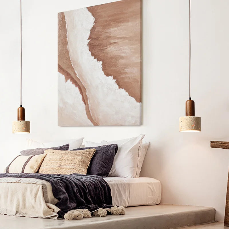 NovaLume Candeeiro Suspenso Wabi-Sabi — Design Inspirado na Natureza - Desfino