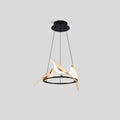 Modern Gold Birds LED Chandelier | Desfino