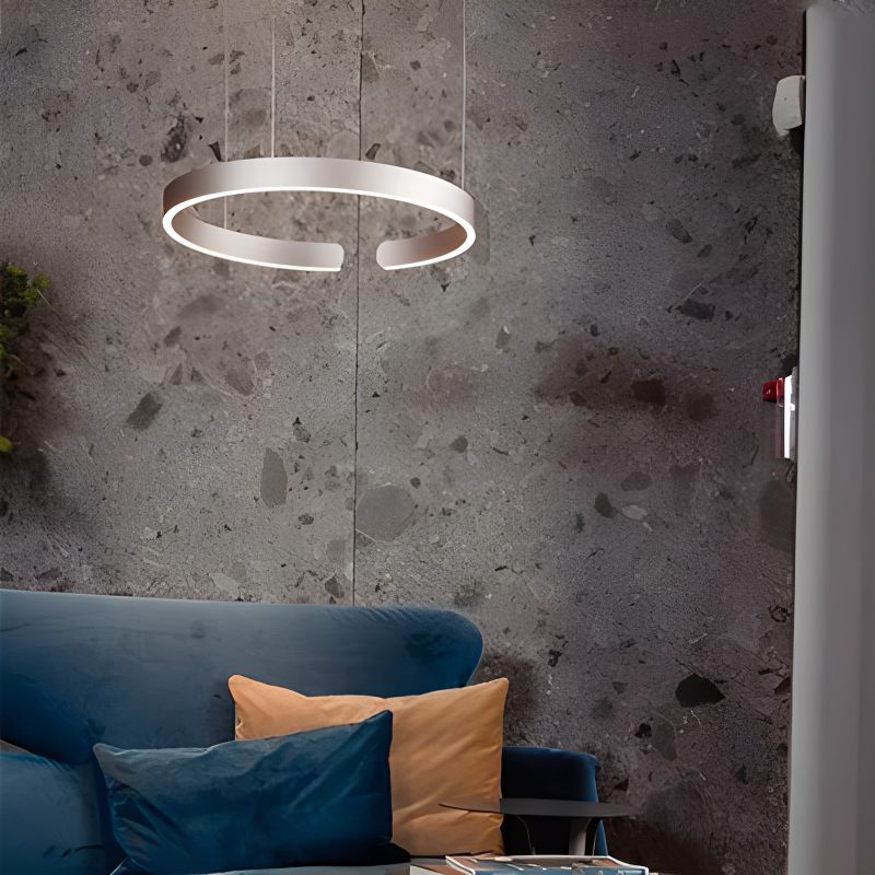 Moderner LED-Ring-Kronleuchter für das Wohnzimmer | Desfino