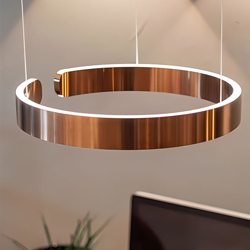 Moderner LED-Ring-Kronleuchter für das Wohnzimmer | Desfino
