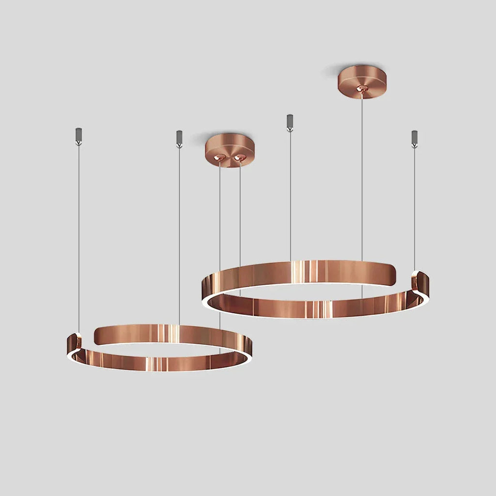 Moderner LED-Ring-Kronleuchter für das Wohnzimmer | Desfino