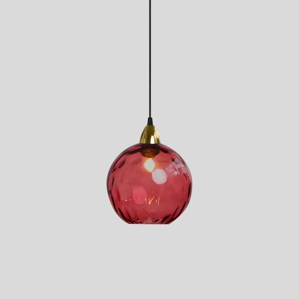 Colorful Glass Ball Pendant Light for Living Room | Desfino