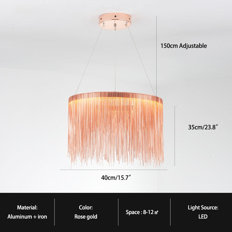 Moderner Kronleuchter mit Quasten im Art-déco-Stil | Desfino