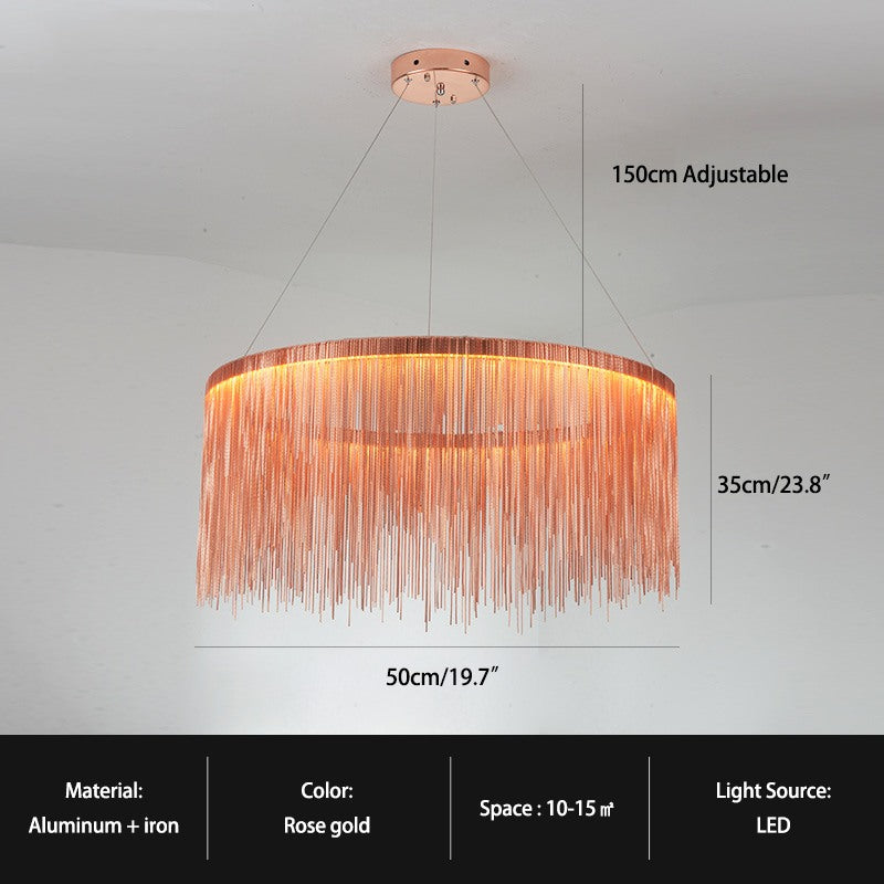 Moderner Kronleuchter mit Quasten im Art-déco-Stil | Desfino
