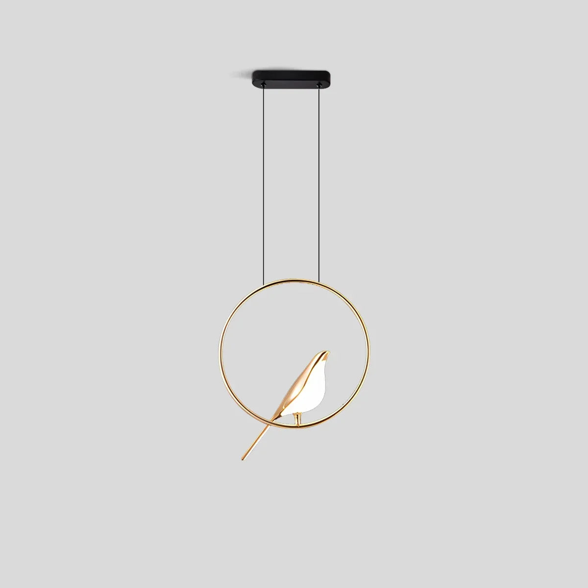 Modern Gold Birds LED Chandelier | Desfino