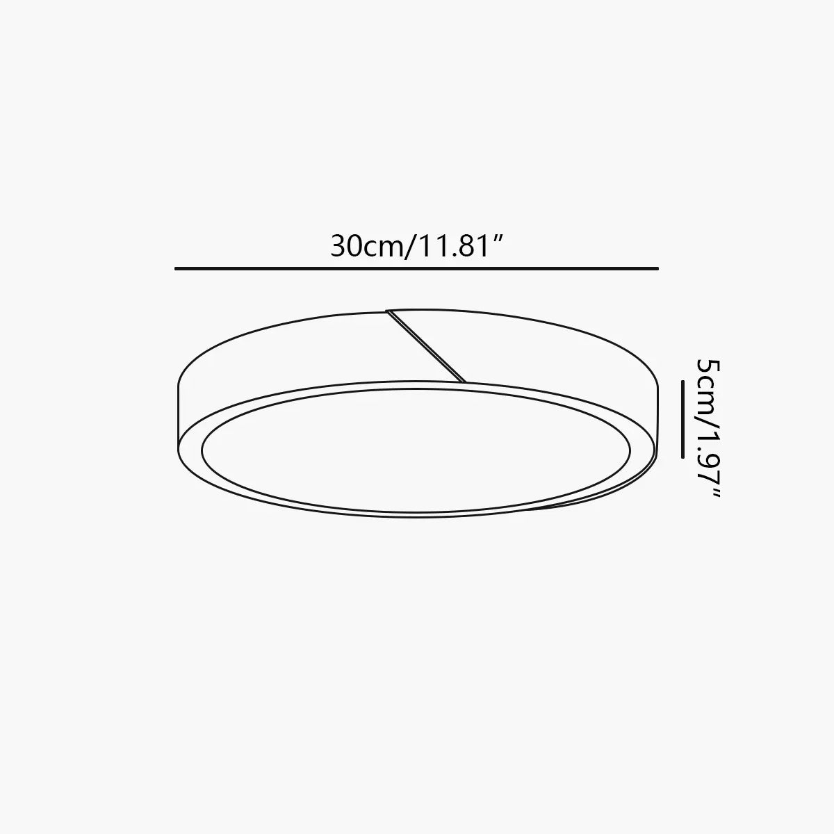 Minimalist Wood Ceiling Light for Bedroom | Desfino