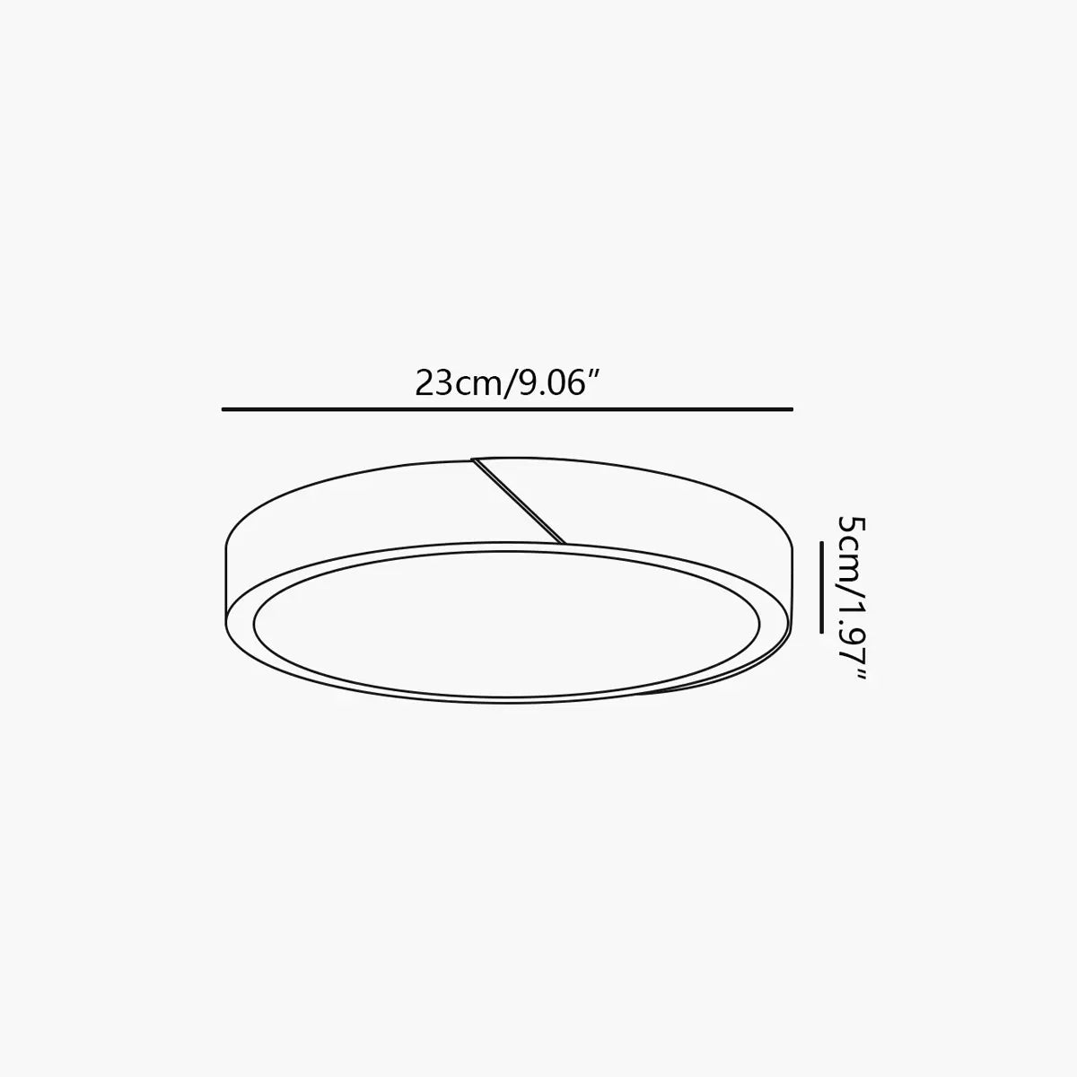 Minimalist Wood Ceiling Light for Bedroom | Desfino