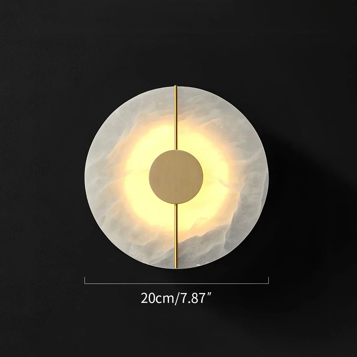 Light Luxury All Copper Spanish Alabaster Wall Light | Desfino