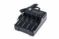 Încărcător Li-ion cu 4 sloturi pentru 18650 - 110V/220V UE/SUA, 3.7V/4.2V, 18500 - Desfino