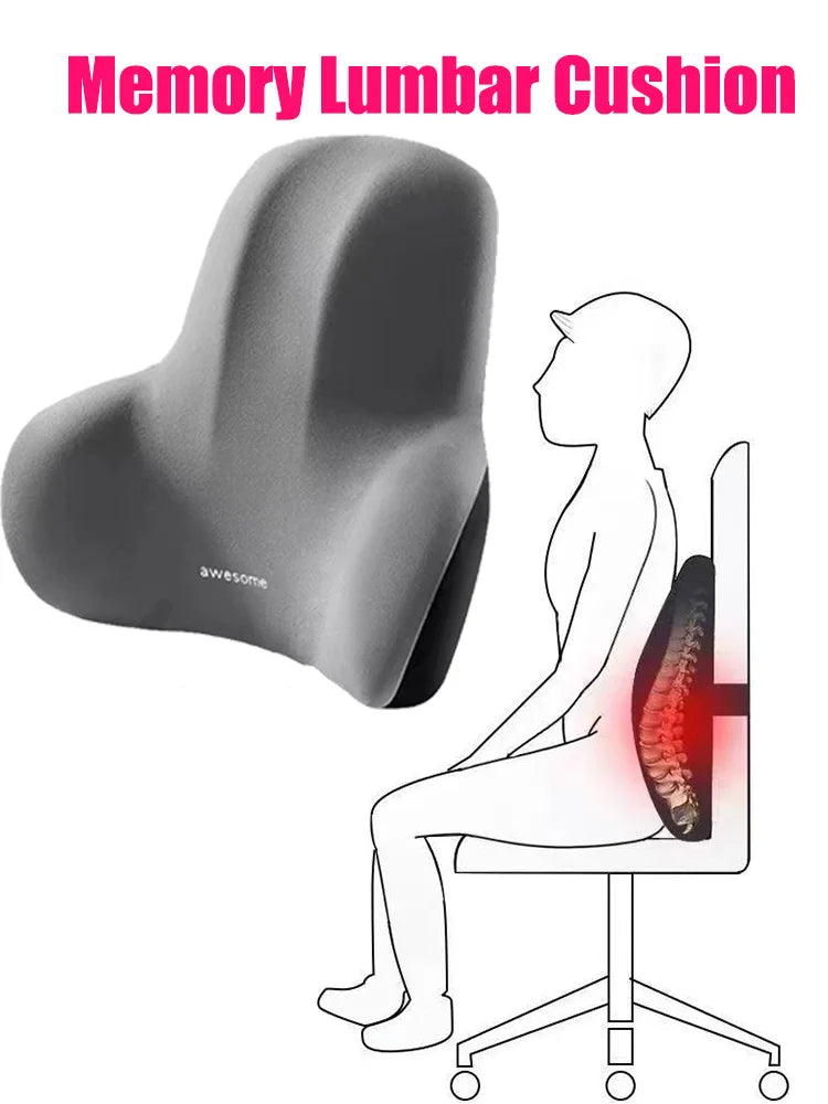 Ergonominen lannerollatyyny — muistivaahdosta valmistettu seläntukityyny - Desfino