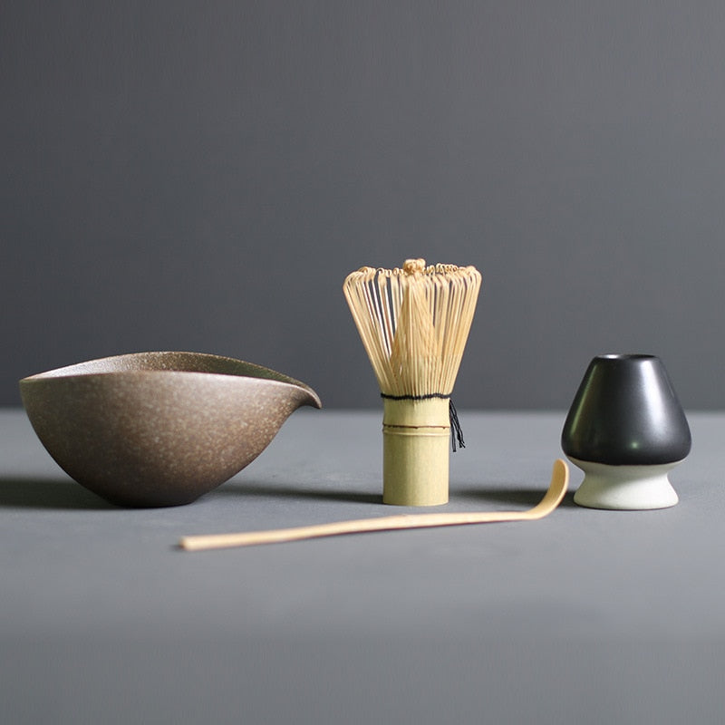 Kizuna Ceramic Matcha Tea Set — Traditional Japanese Design - Desfino