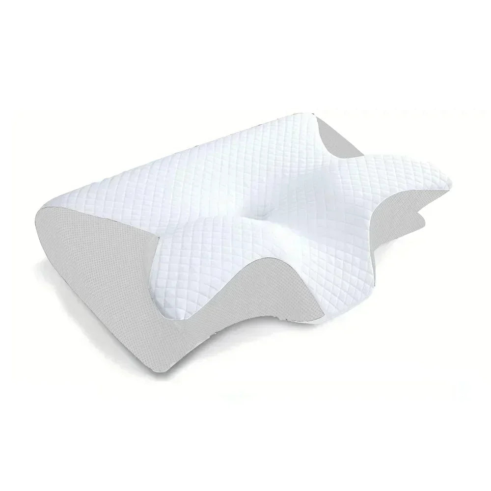 SomniEase Nackenkissen — 2-in-1 ergonomischer Memory-Schaum - Desfino