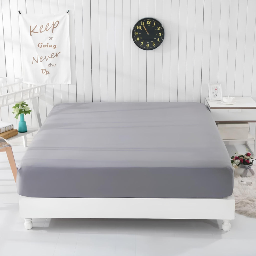 SolaGround Silver Grounding Fitted Sheet — Earth Cable Included - Desfino