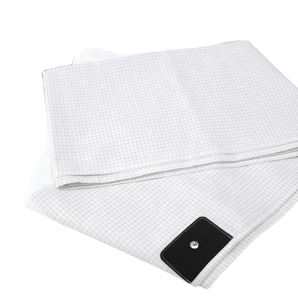 SolaGround Silver Grounding Fitted Sheet — Earth Cable Included - Desfino