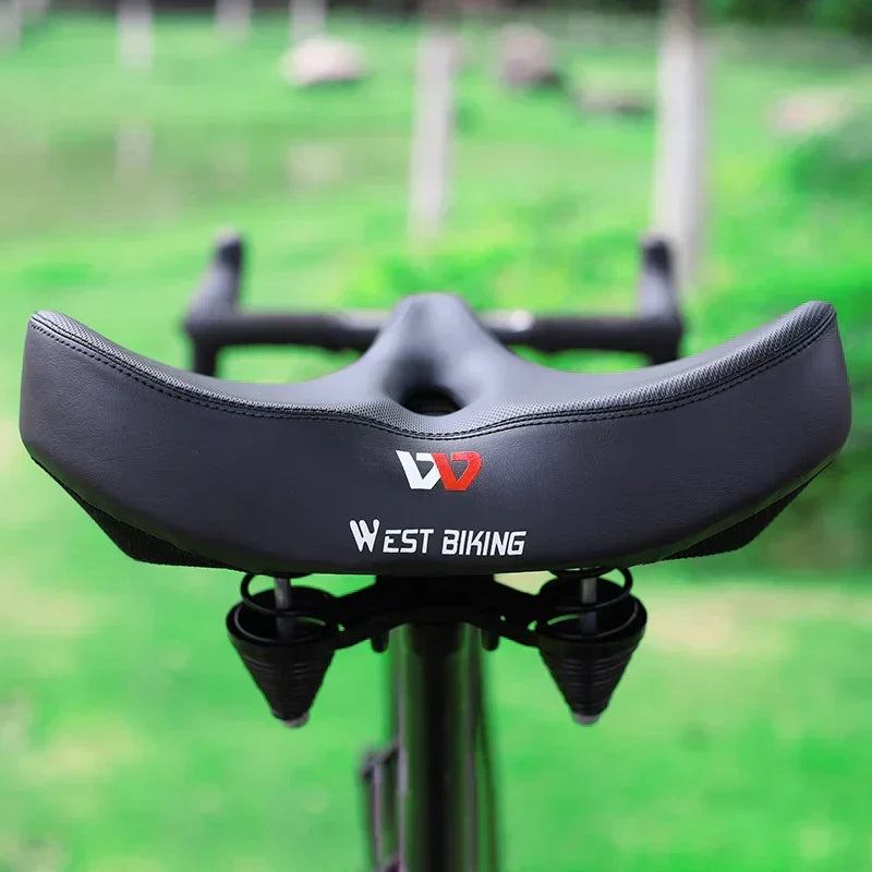 Široké ergonomické sedlo SummitRide pro horská a městská kola - Desfino
