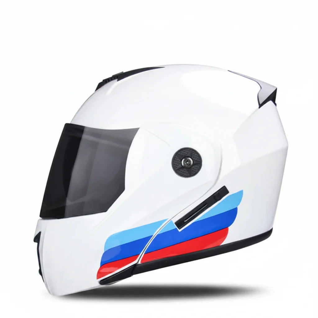 Casque de moto modulaire certifié DOT avec double visière — Desfino