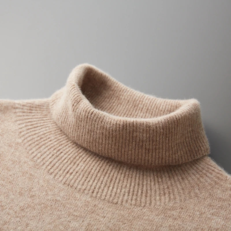 Aurelo Pullover aus 100 % extrafeiner Merinowolle—17,9-Mikron-Zweifachgarn - Desfino