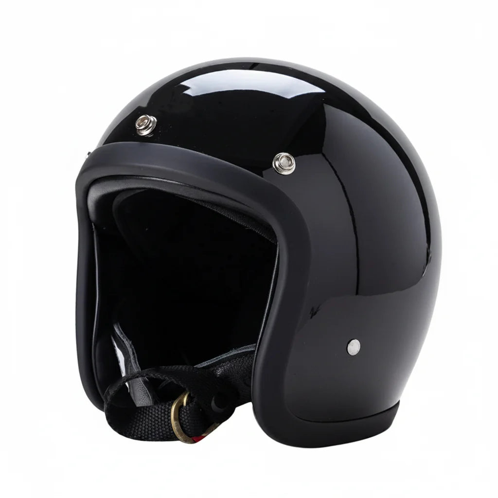 DOT & ECE Certified Vintage Open-Face Motorcycle Helmet - Desfino