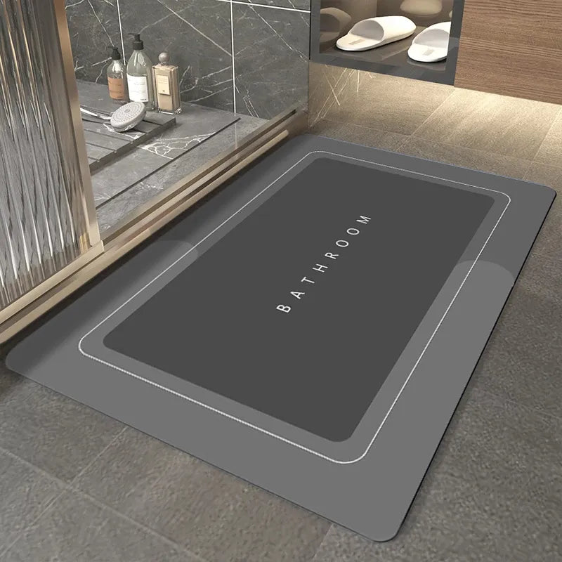 DryGuard Non Slip Bath Mat — Quick Dry Surface, High Absorbency Backing