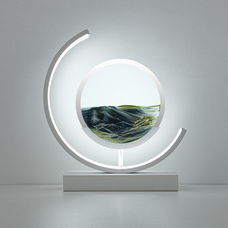 TerraGlow Sand Lamp — Artistic Ambient Accent Lighting - Desfino