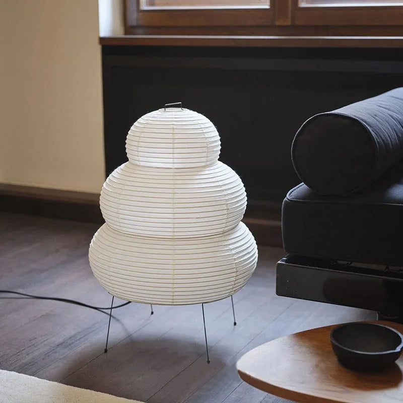 Hikari Triple-Mode Dimmer Rice Paper Desk Lamp