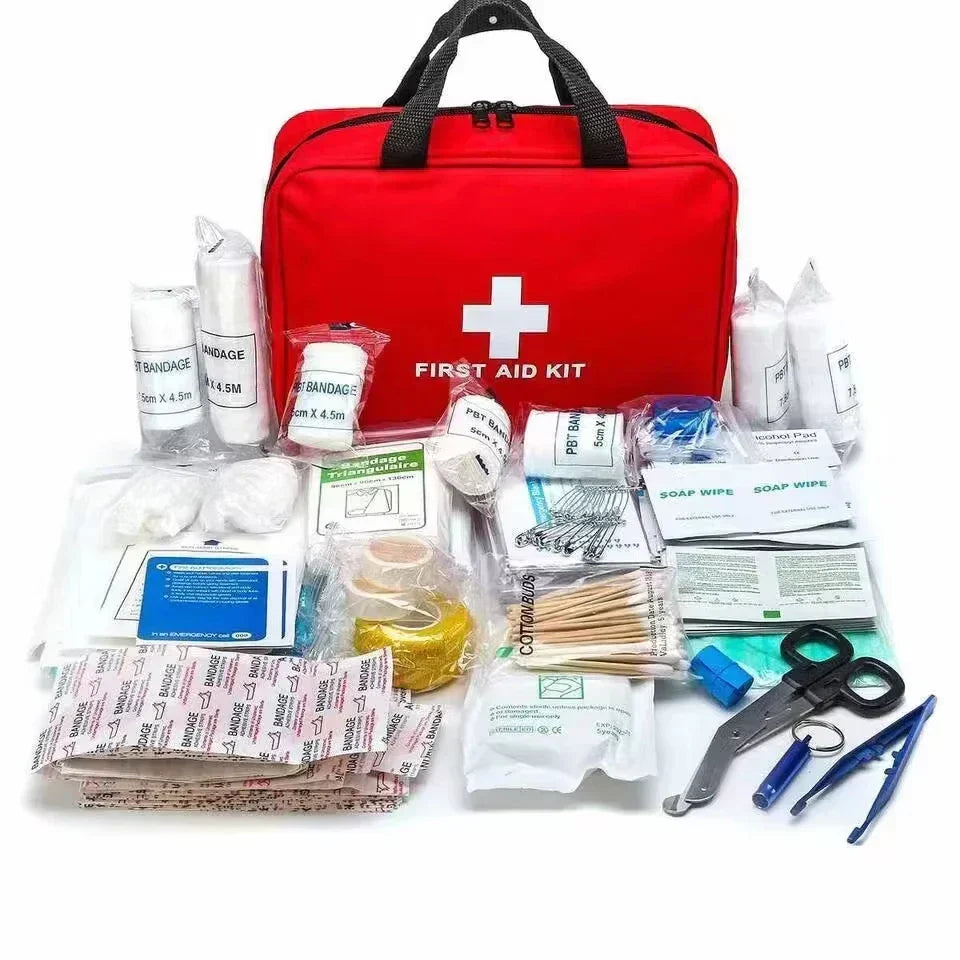 SummitGuard 184-Piece Outdoor First Aid Kit — Portable Bag Set - Desfino