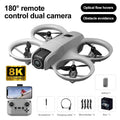 רחפן RC GT3 משנת 2025 — מצלמה כפולה 8K 5G HD, הימנעות ממכשולים - Desfino