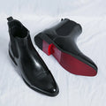 Bottines Chelsea pour hommes en cuir véritable Aurelius & Co. — Style classique - Desfino