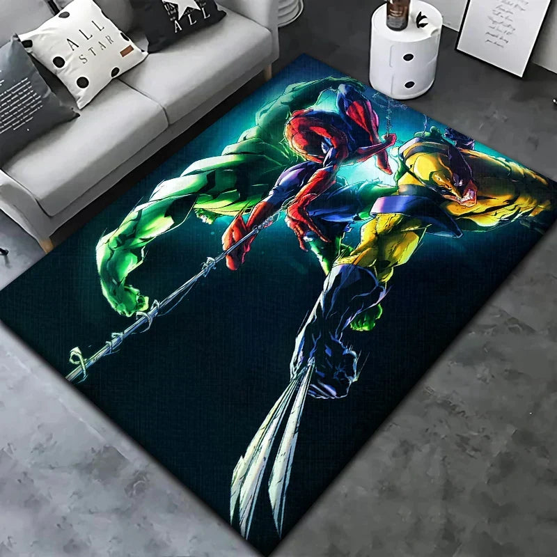 NovaPlay Superhero Kids’ Rug — Soft, Cushioned, Durable Decor - Desfino