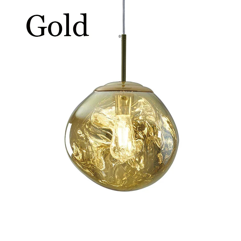 Suspension LED NovaLume Lava Glow — Lampe suspendue d'inspiration rétro - Desfino