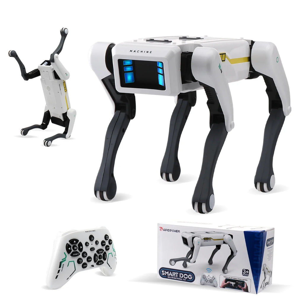 Câine robot AI programabil — control vocal, prin smartphone și infraroșu - Desfino