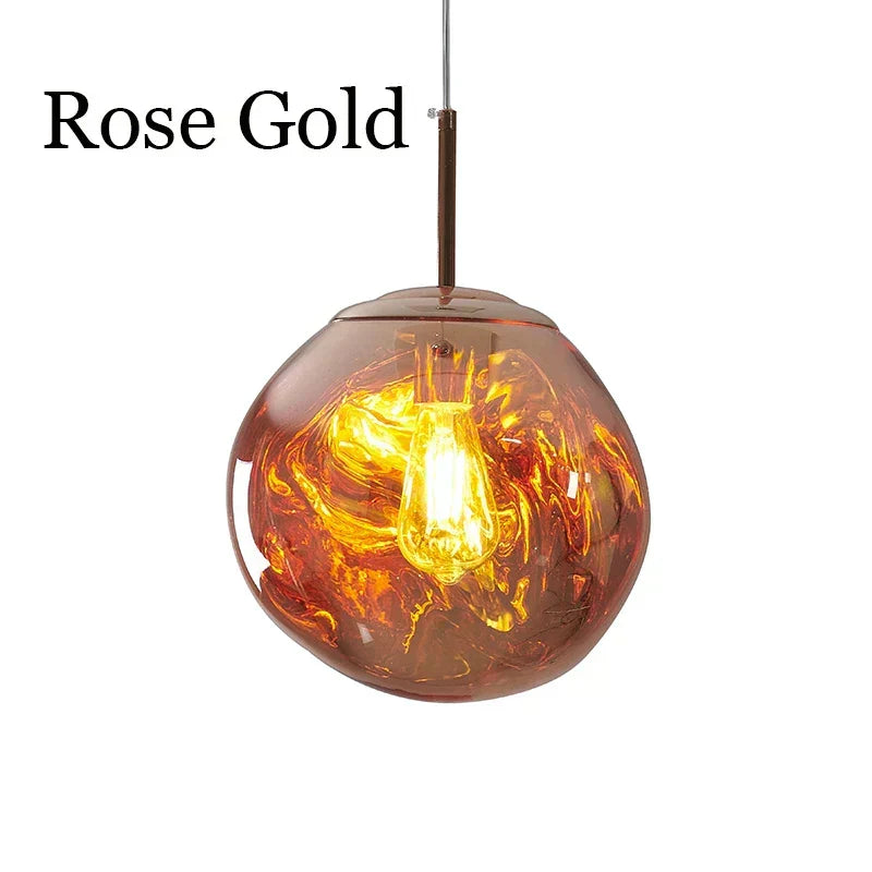 Suspension LED NovaLume Lava Glow — Lampe suspendue d'inspiration rétro - Desfino