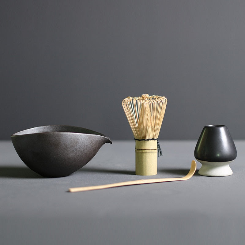 Kizuna Ceramic Matcha Tea Set — Traditional Japanese Design - Desfino