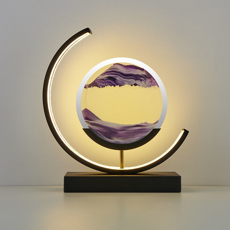 TerraGlow Sand Lamp — Artistic Ambient Accent Lighting - Desfino
