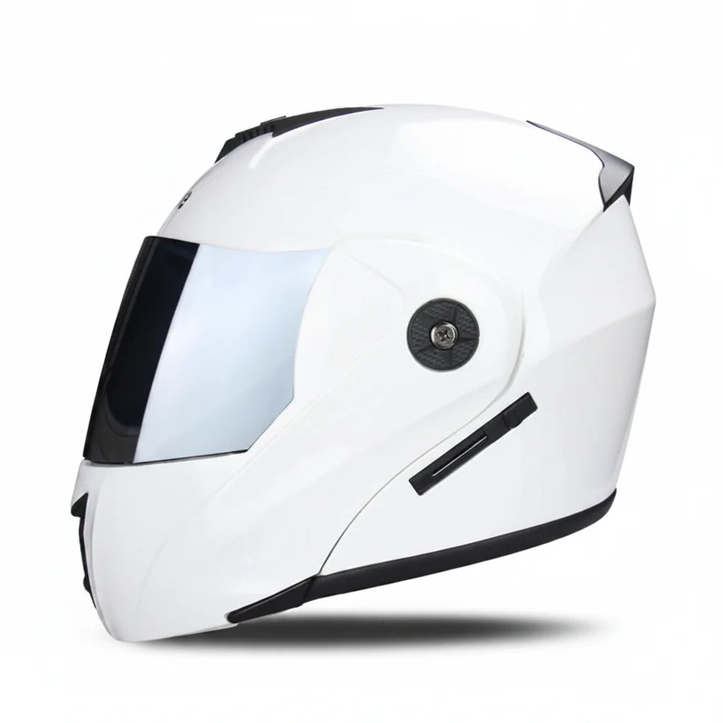 Casque de moto modulaire certifié DOT avec double visière — Desfino