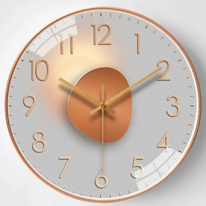 Avelon Silent Classic Wanduhr – eine AA-Batterie, lautloses Uhrwerk