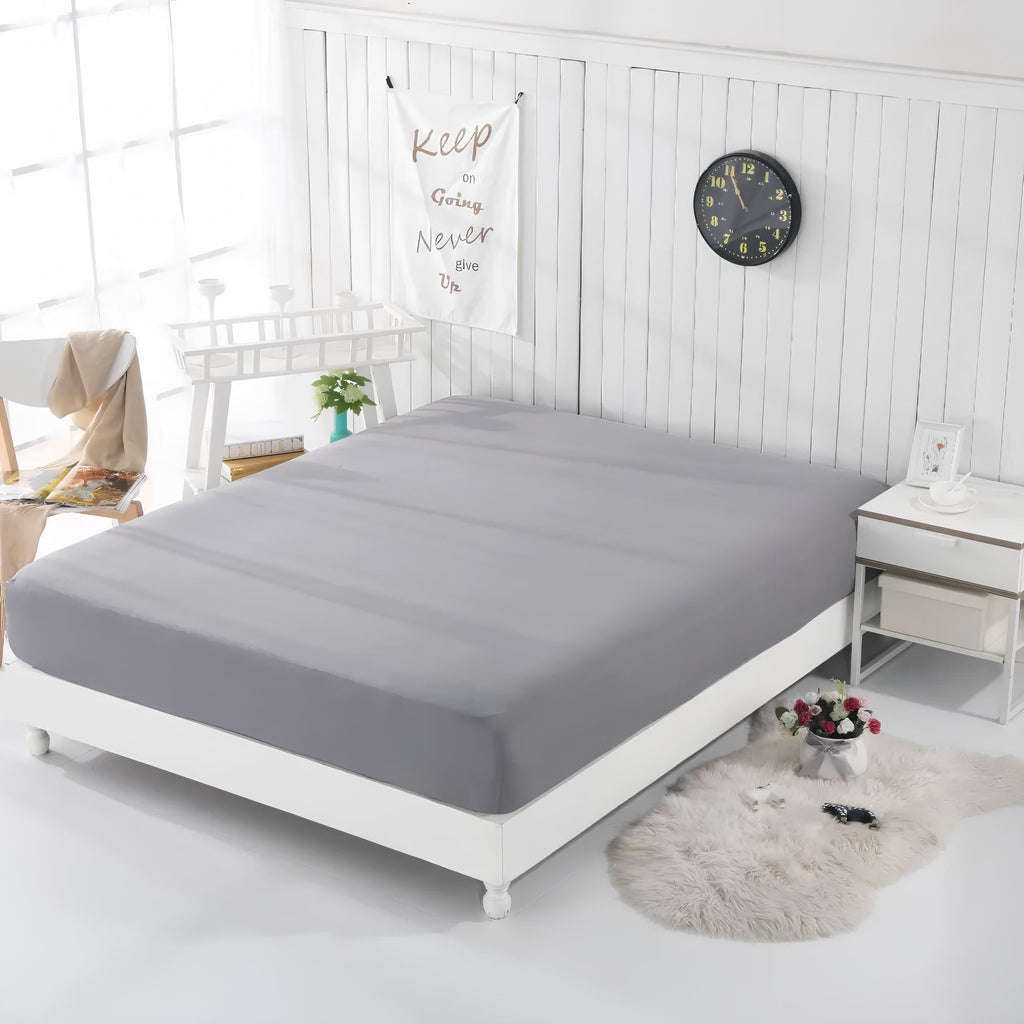 SolaGround Silver Grounding Fitted Sheet — Earth Cable Included - Desfino