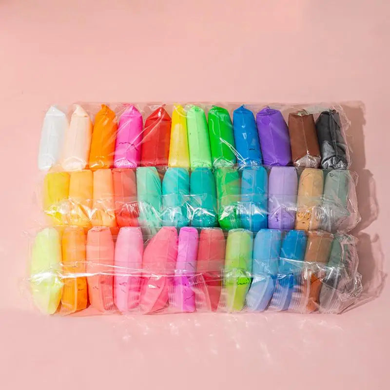 Air Dry Modeling Clay Set — Hand Tools Included, 12, 24 or 36 Colors