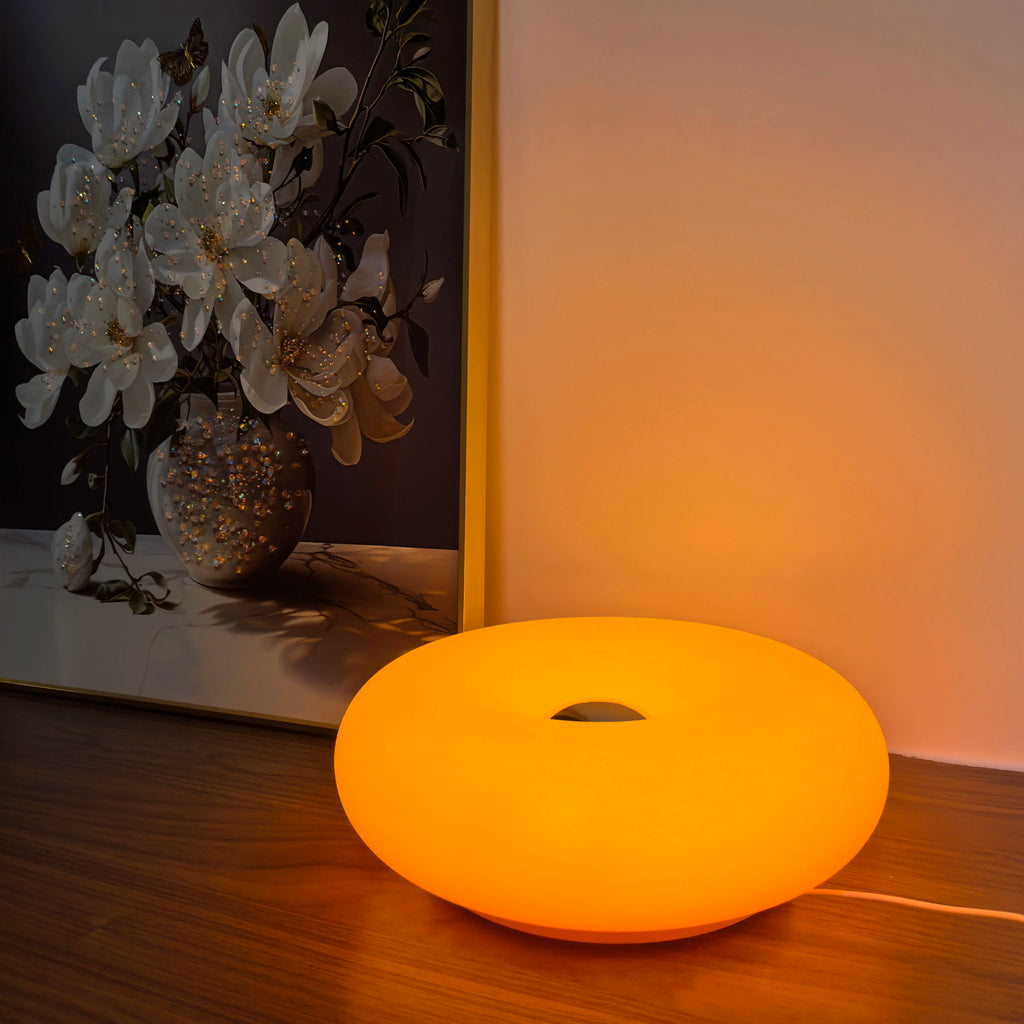 AuraGlow Lampe de bureau USB RGB - Lampe de chevet à intensité réglable par toucher - Desfino