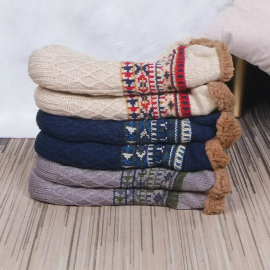 Hřejivé prémiové termální ponožky na podlahu HearthStep Cozy — neobjemná izolace, celodenní hřejivost