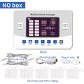 可充电 4 通道 TENS 和 EMS 刺激器 — 15 种模式，30 档强度 - Desfino