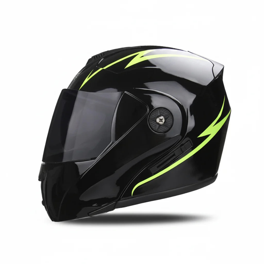 Casque de moto modulaire certifié DOT avec double visière — Desfino