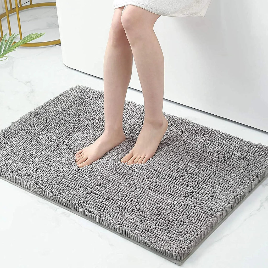 NimbusStep halkfri tjock badrumsmatta - absorberande, vadderad yta - Desfino