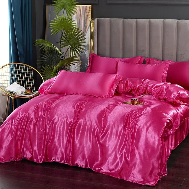 Ensemble de literie de luxe en satin Aurielle — Finition soyeuse et lisse