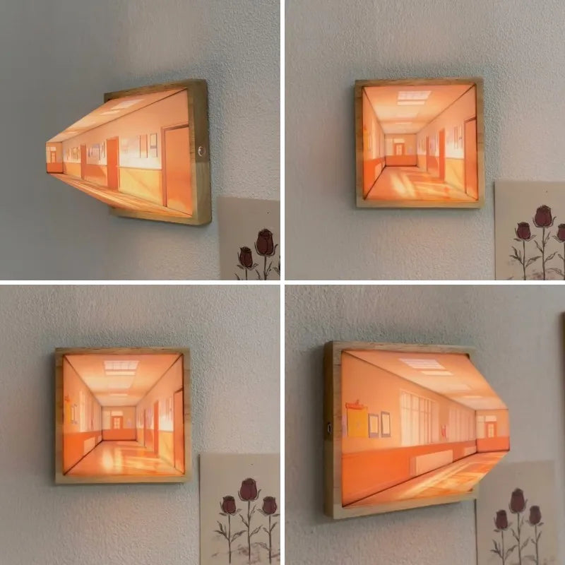 AstraLume 3D-Optik-Wandleuchte — Design mit Tiefenillusion - Desfino
